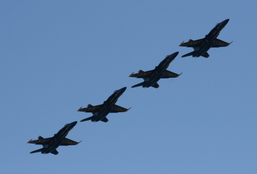 F/A-18 Hornet US Navy Blue Angels Seafair Seattle 2012