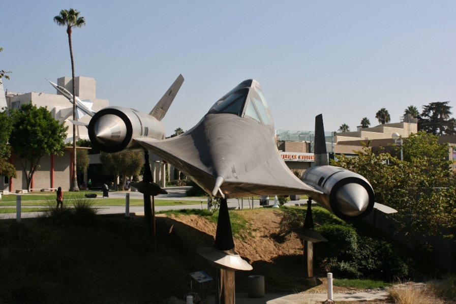 Lockheed A-12 Blackbird trainer California Science Centre USA