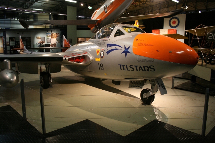 The Telstars Vampire at RAAF Point Cook Museum Victoria 