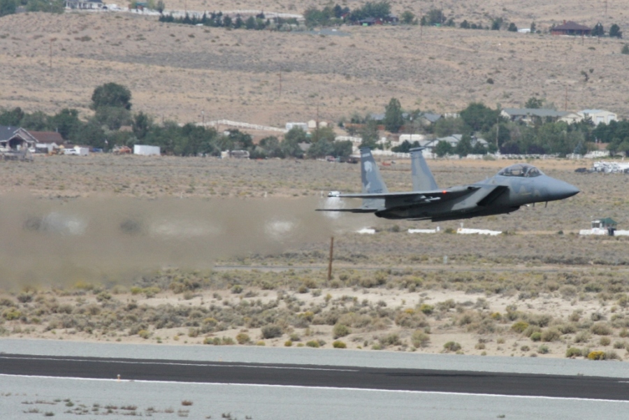 F-15 Eagle low pass Reno Air Races 2012