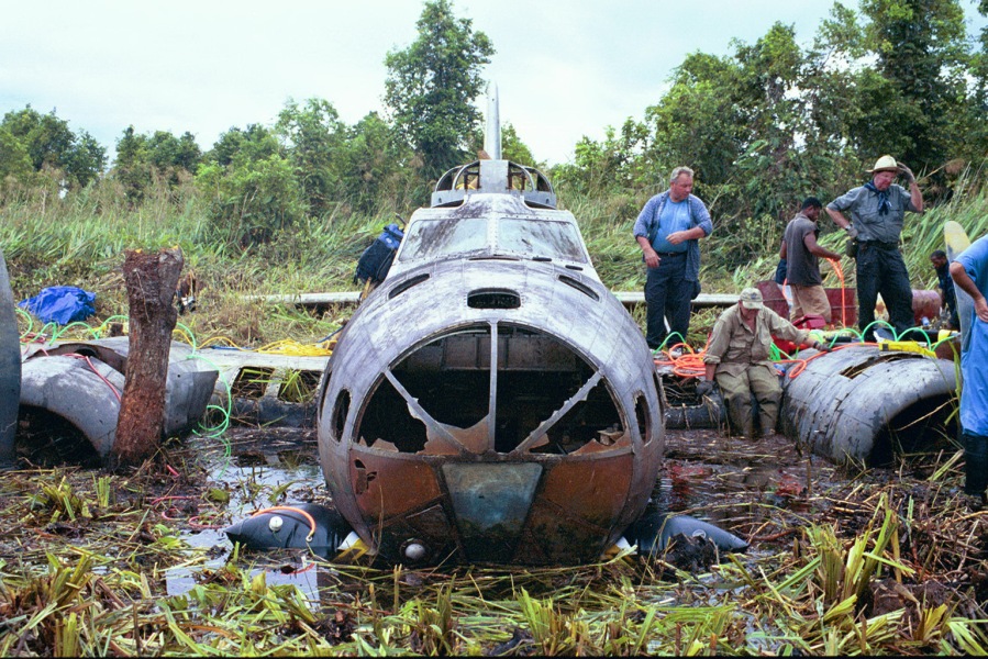 The recovery of  "Swamp Ghost" in 2006 in Papua New Guinea