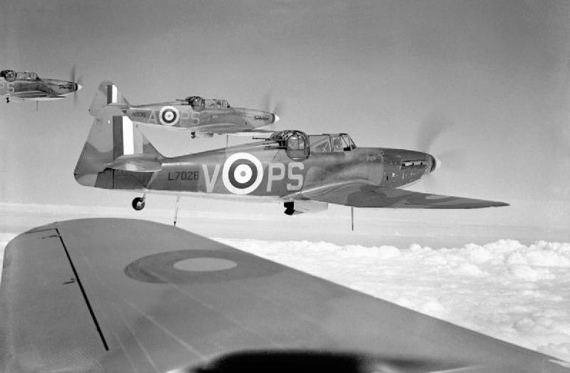 RAF Boulton Paul Defiant Mk Is of No.264 Squadron - August 1940