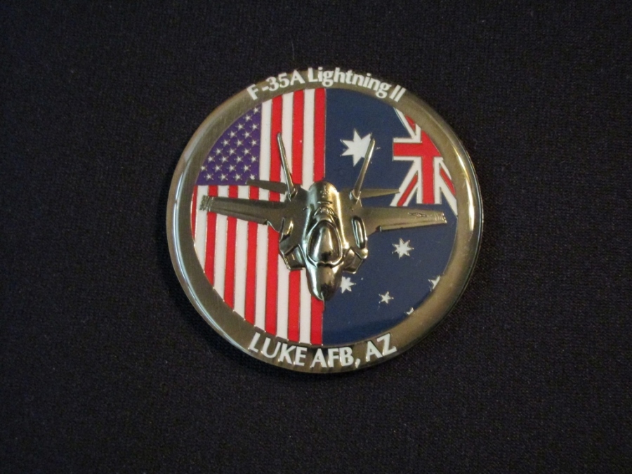 F-35 USAF RAAF Medallion Coin