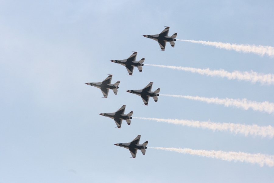 USAF Thunderbirds Gunfighter Skies 2014 Mountain Home AFB idaho