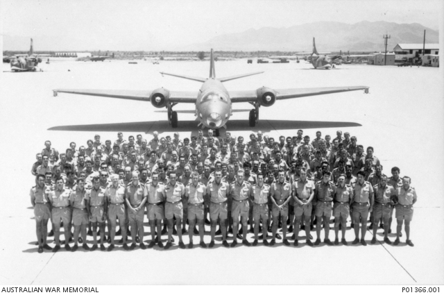 No. 2 Squadron RAAF at USAF Base Phan Rang, South Vietnam in May 1971 (Photo Source: Australian War Memorial)