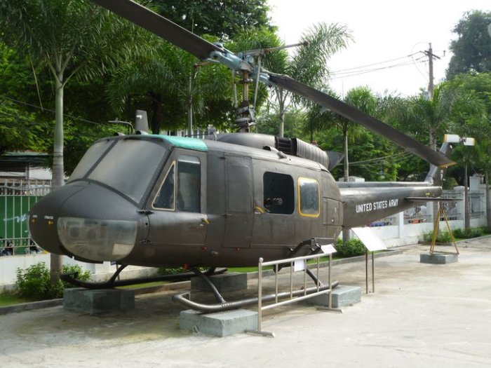 US Army Bell UH-1 Iroquois at the War Remnants Museum HCMC