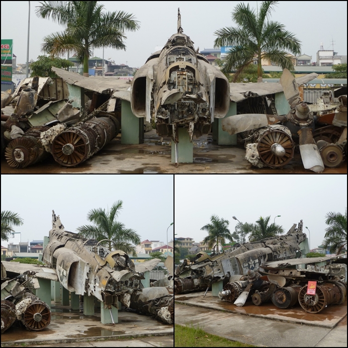 VPAF Museum Hanoi Aircraft Wreckage F-4 Phantom II US Navy