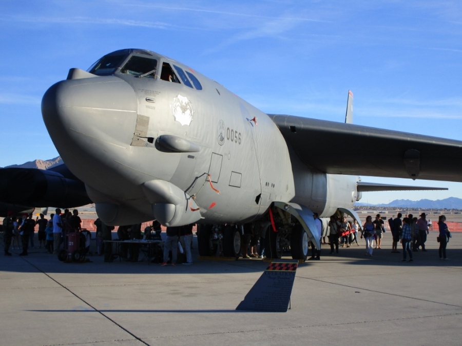 USAF Boeing B-52H Black Widow USAF Aviation Nation 2014 Nellis AFB