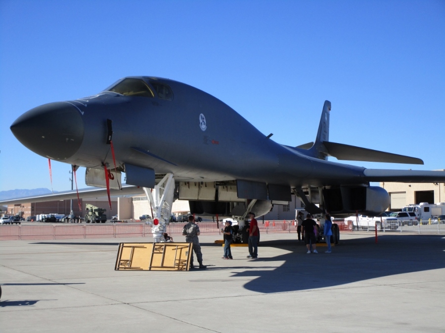 USAF Rockwell B-1B Lancer Aviation Nation 2014 Nellis AFB
