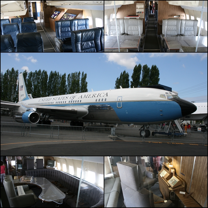 SAM 970 at the Museum of Flight in Seattle in 2011 (used primarily as Air Force One from 1959 to 1962) interior