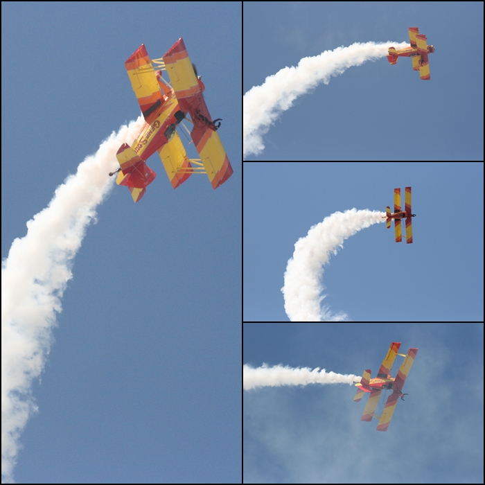 Wingwalking with Gene Soucy Airshows Yuma Airshow 2015