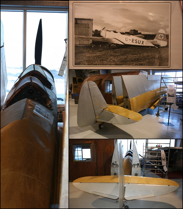 Klemm L-25eVIIR that was brought to Iceland by a German gliding expedition in 1936 primarily to scout for landing field sites and remained in the country after they left