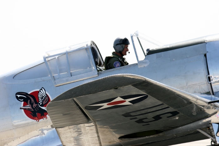 Final checks for the P-36C Planes of Fame 2015