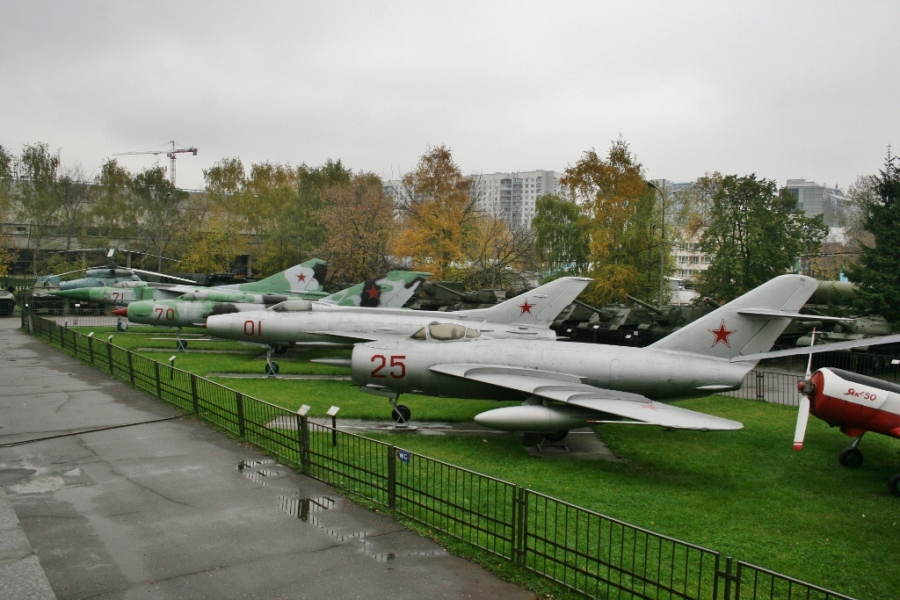 MiG row at the Central Museum of the Armed Forces Moscow