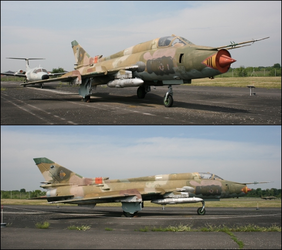 LSK Sukhoi Su-22M-4 attack aircraft at the Luftwaffe Museum (Berlin-Gatow Airfield) in 2010