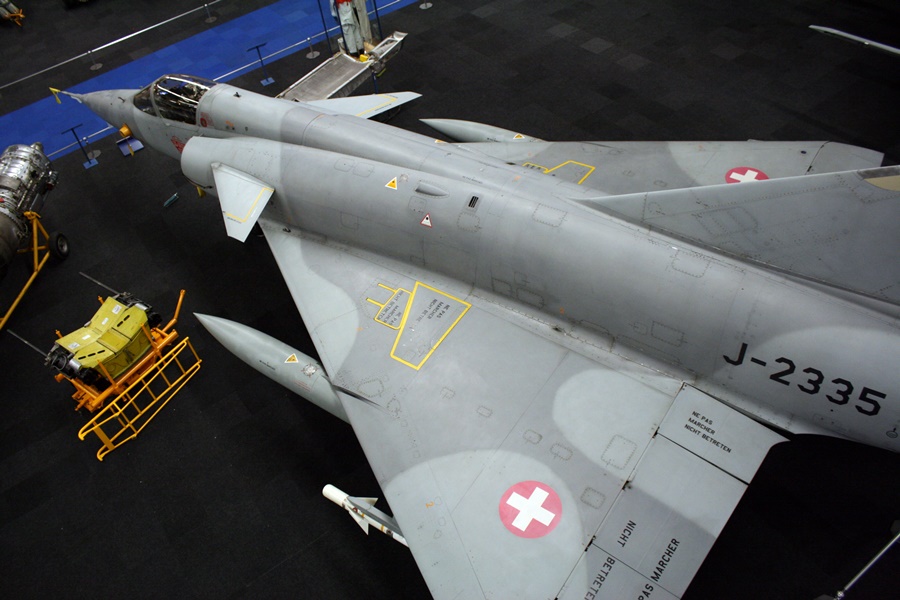 In the 1980's Swiss Mirage IIIS fighters were subject to an upgrade program which included the addition of forward canard wings to improve maneuverability and reduce the fighters landing speed (re-designated as Mirage IIIS C.70 - canard wing at 70%)