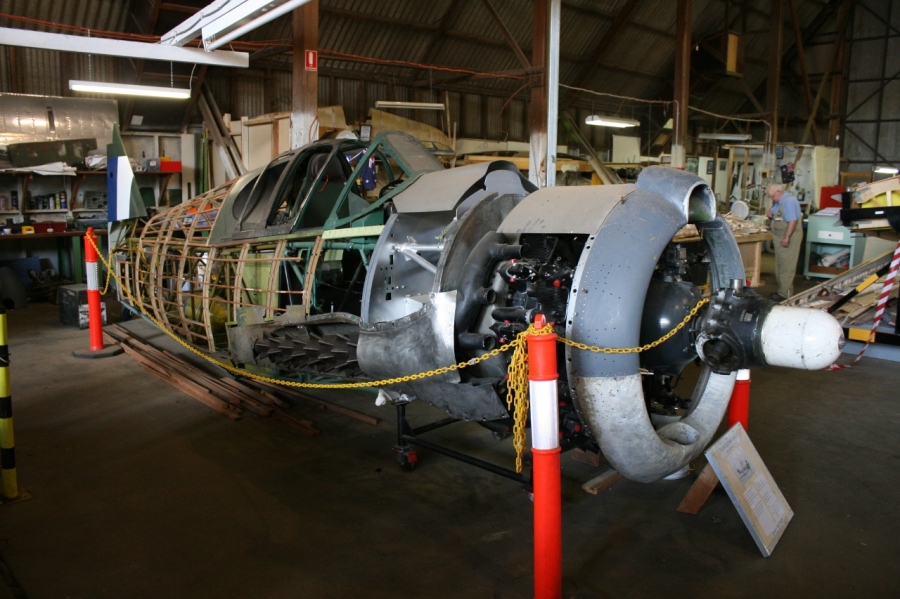 Werribee RAAF CAC Boomerang restoration February 2016