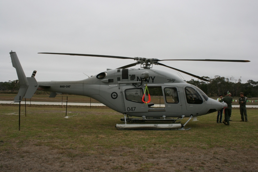 RAN Bell 429 prior to the start of the 2016 Tyabb Airshow