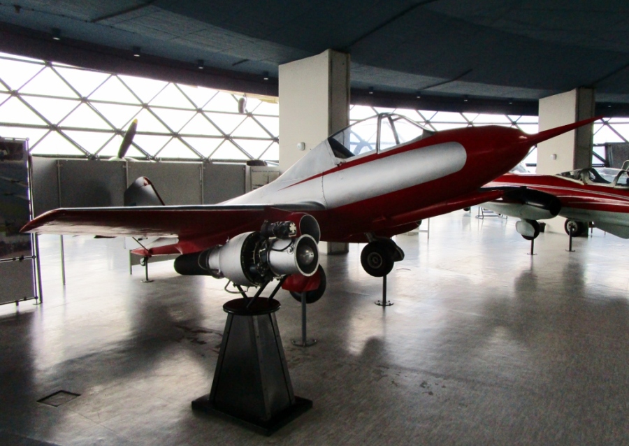 Ikarus S-451M at the Belgrade Aeronautical Museum - note the 20mm cannon under the nose