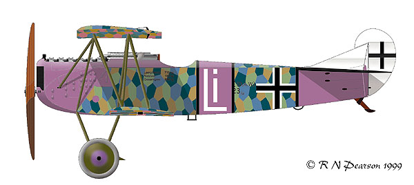 The Fokker D.VII of Leutnant Rudolf Stark, Jasta 35b - October 1918