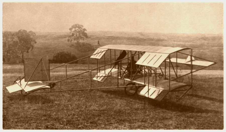 Duigan Pusher Biplane circa 1910 at Mia Mia