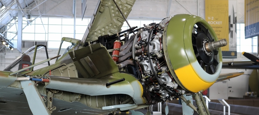 The mighty BMW 801 D-2 radial engine of the Fw-190A-5 Flying Heritage Collectoon