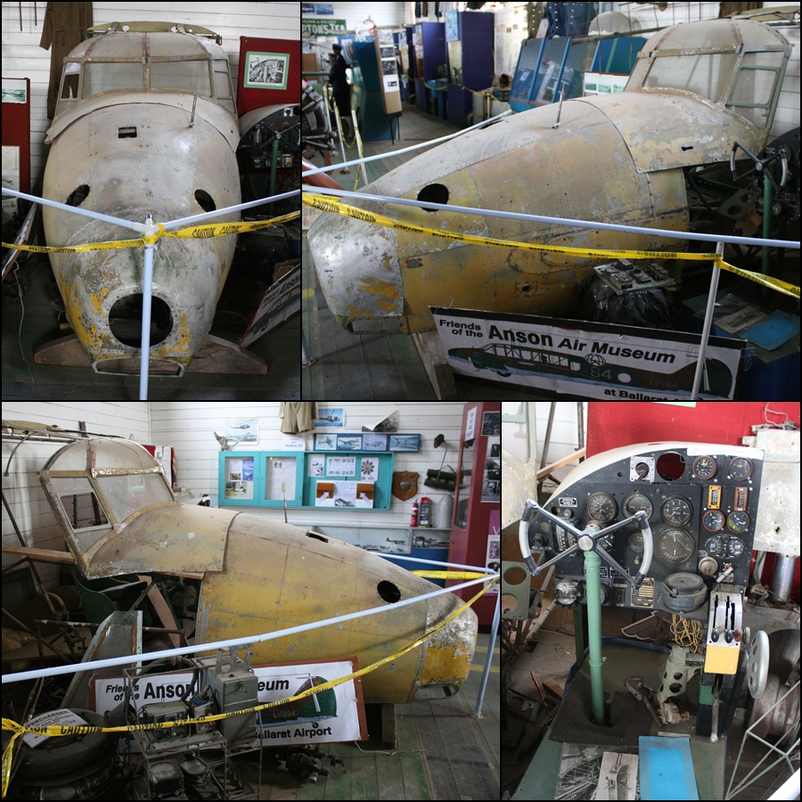 Additional Anson nose section and cockpit components Friends of the Anson Ballarat
