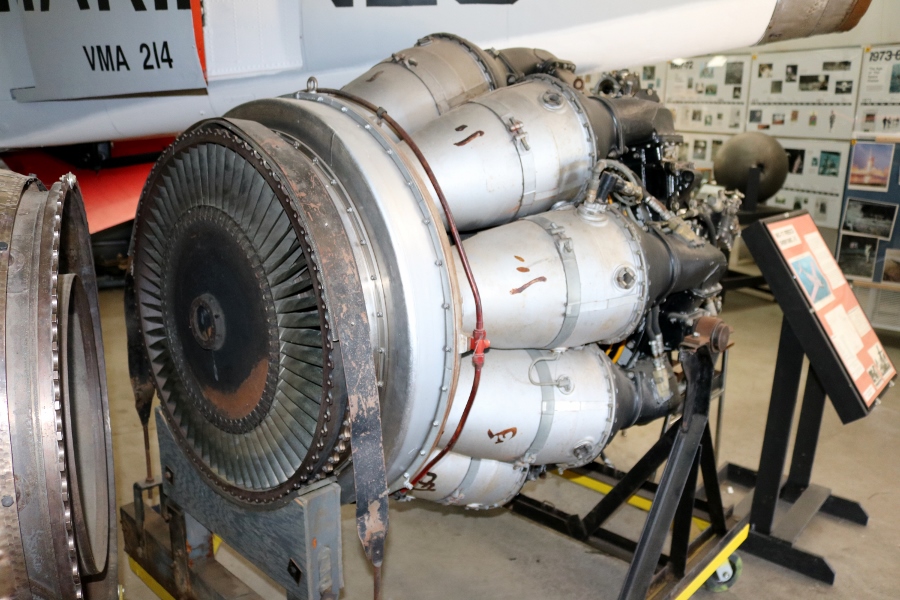 Wopen WP-5 / Klimov VK-1 turbojet engine used in the J-5 Oregon Air & Space Museum