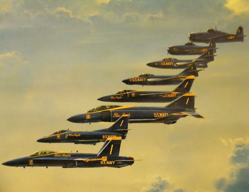 Blue Angels Aircraft 1946 to 2016