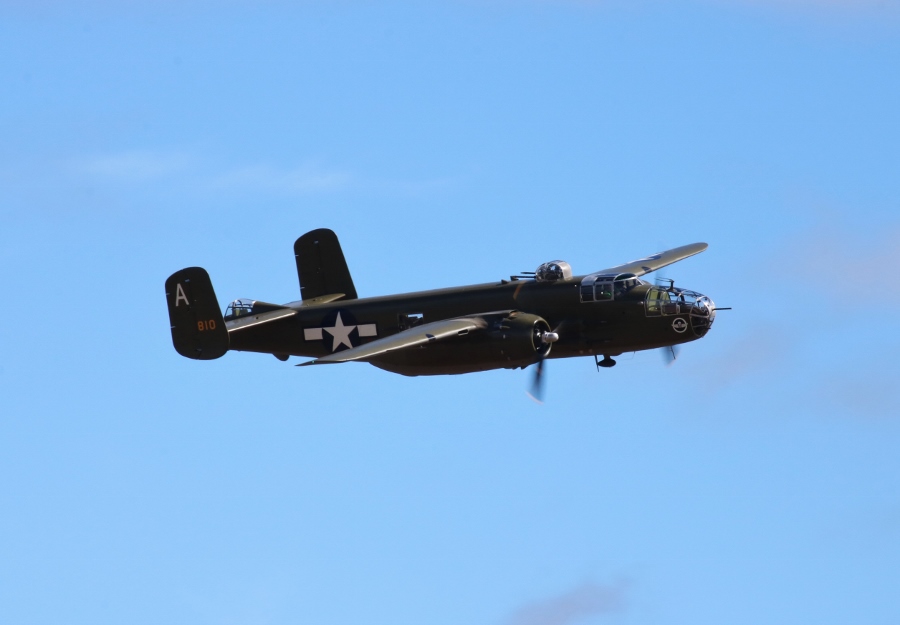 Flying Heritage Collection North American B-25J Mitchell JBLM Airshow 2016