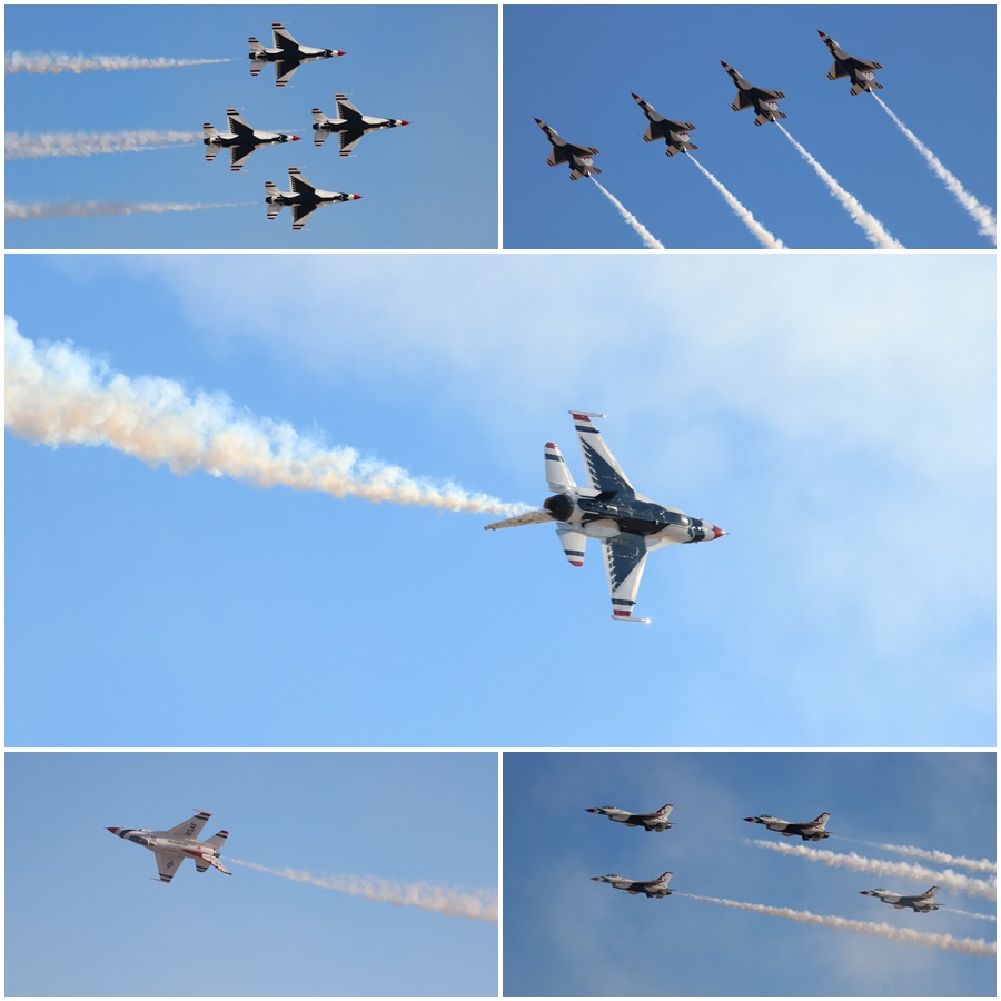 USAF Thunderbirds Nellis AFB Aviation Nation 2016