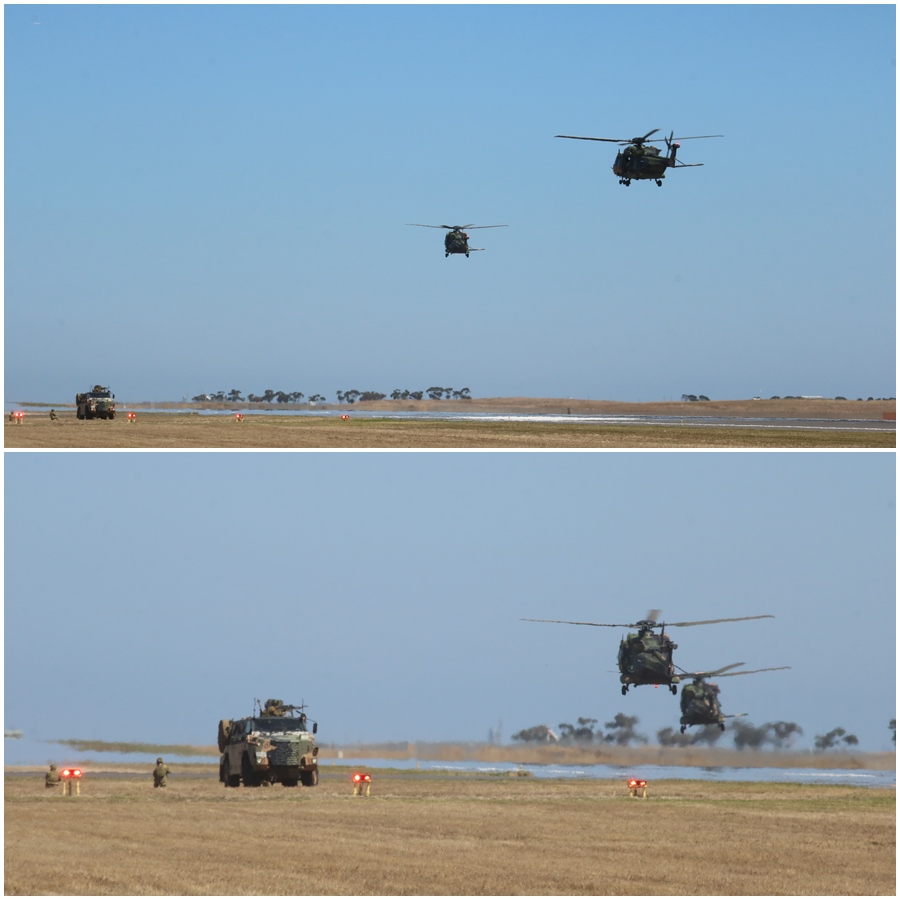 Australian Army Aviation MRH90 Taipan helicopters 