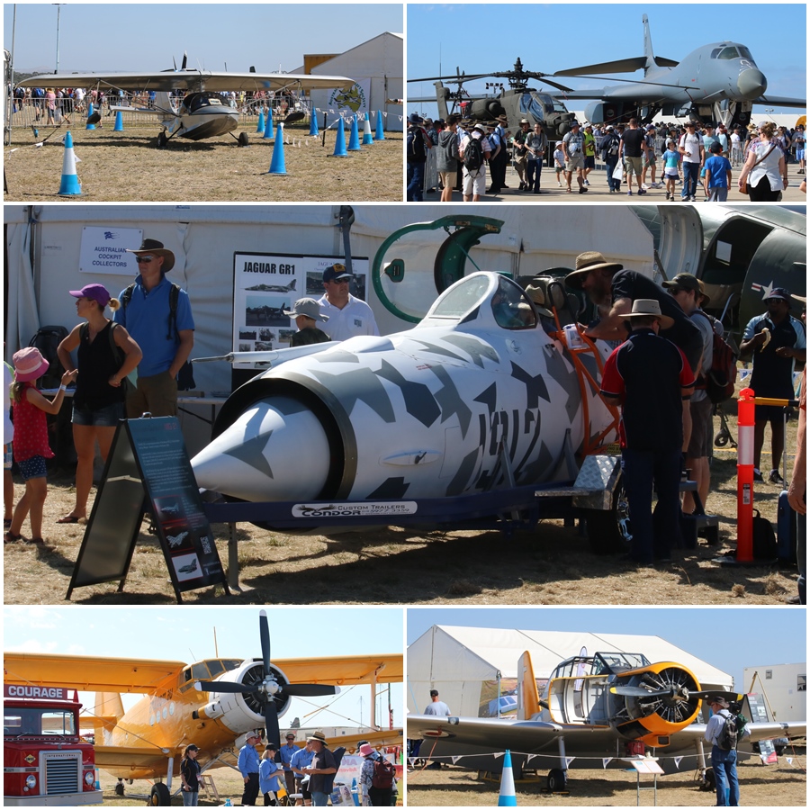 Civilian, warbird and modern military static displays were spread across the vast area of the Avalon Australian International Airshow 2017