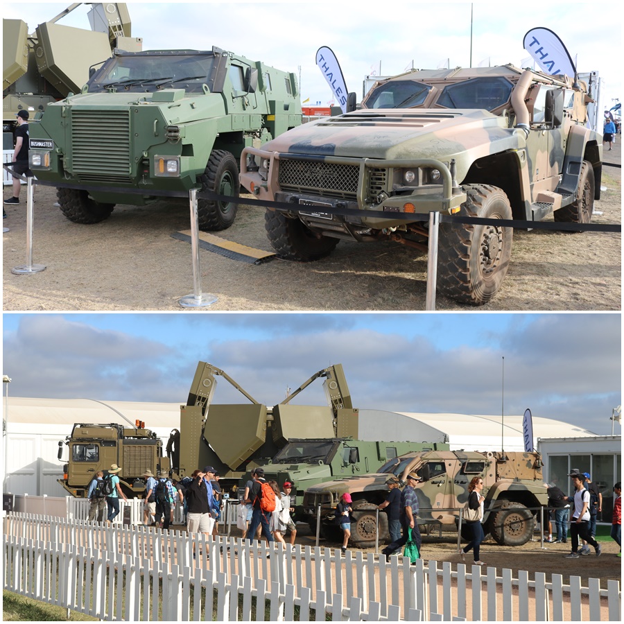 Military vehicles as Avalon 2017