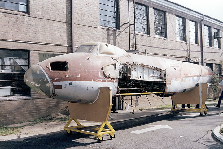 How I remember Mosquito A52-600 looking like in 1988 at RAAF Laverton - this photo was taken by an unknown photographer at RAAF Richmond in the late 1980's (Photo Source: WarbirdsOnline.com.au)