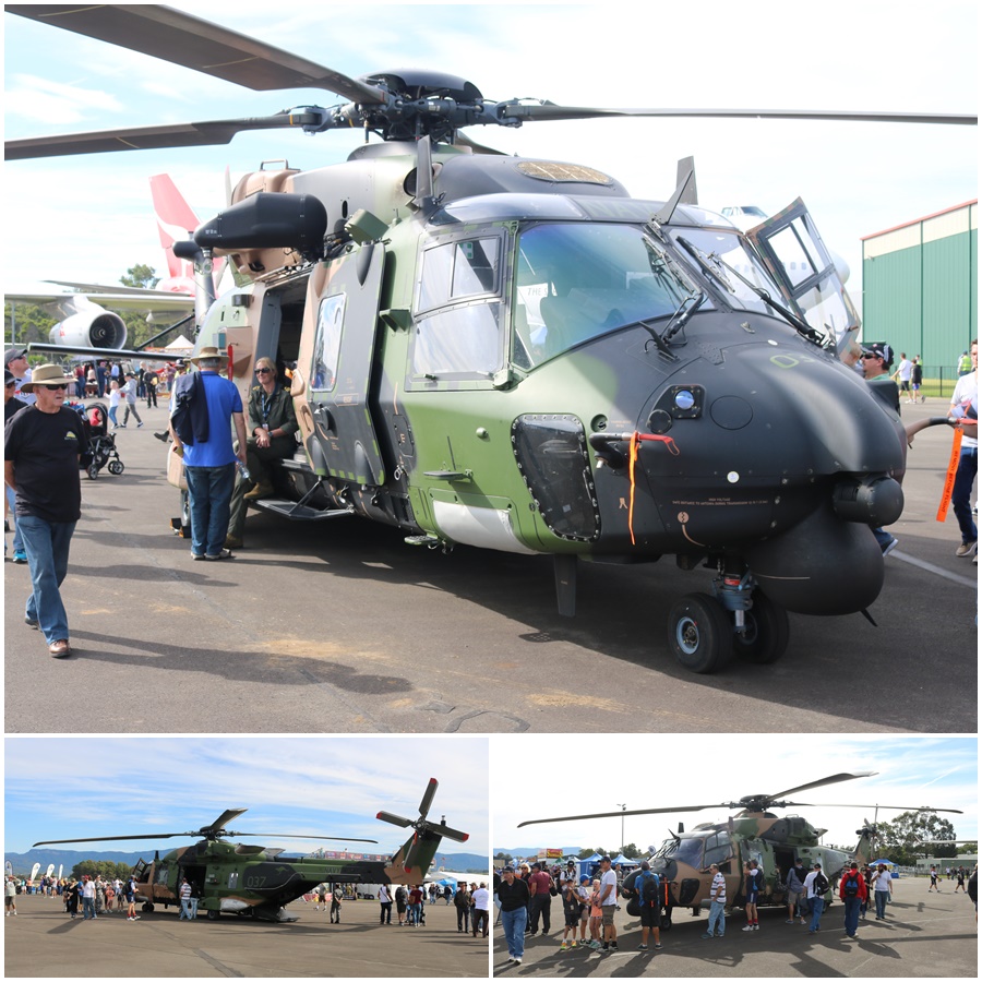 Royal Australian Navy MRH-90 Taipan Multi-Role Helicopter at Wings Over Illawarra 2017