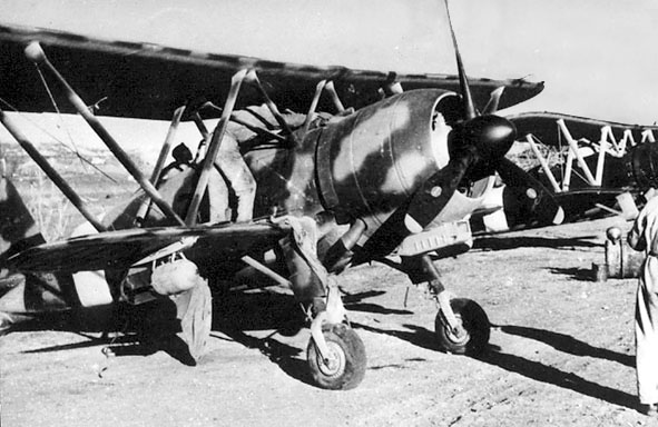 Italian CR.42 "Bombe Alari"