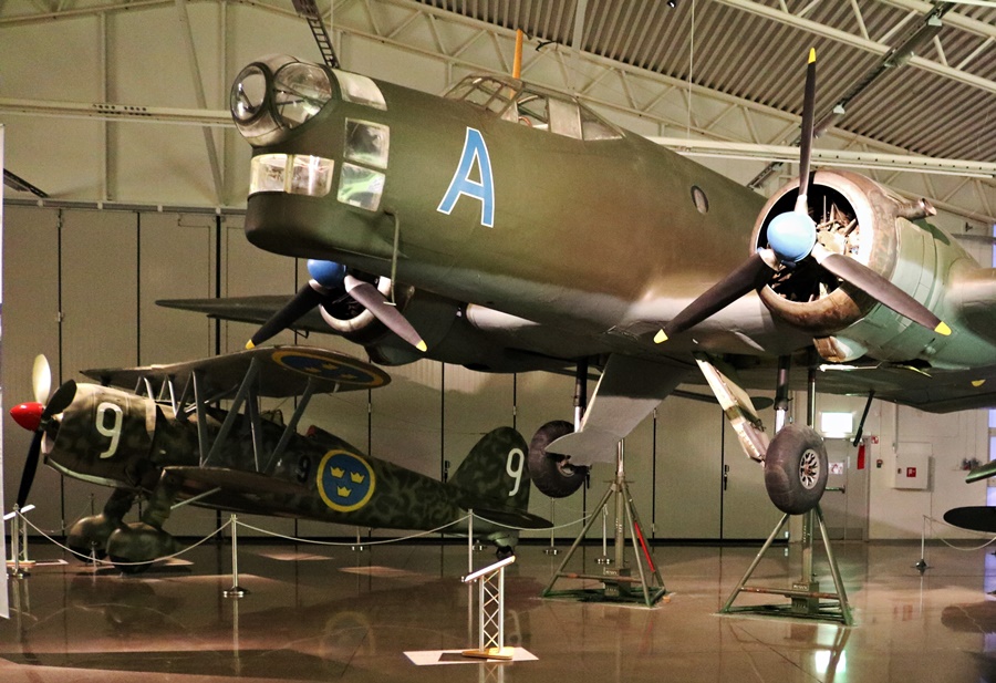 Fiat CR.42 Falco J-11 Junkers Ju 86K-4 (Werk Nr. 0860412) Swedish Air Force Museum (Flygvapenmuseum) 