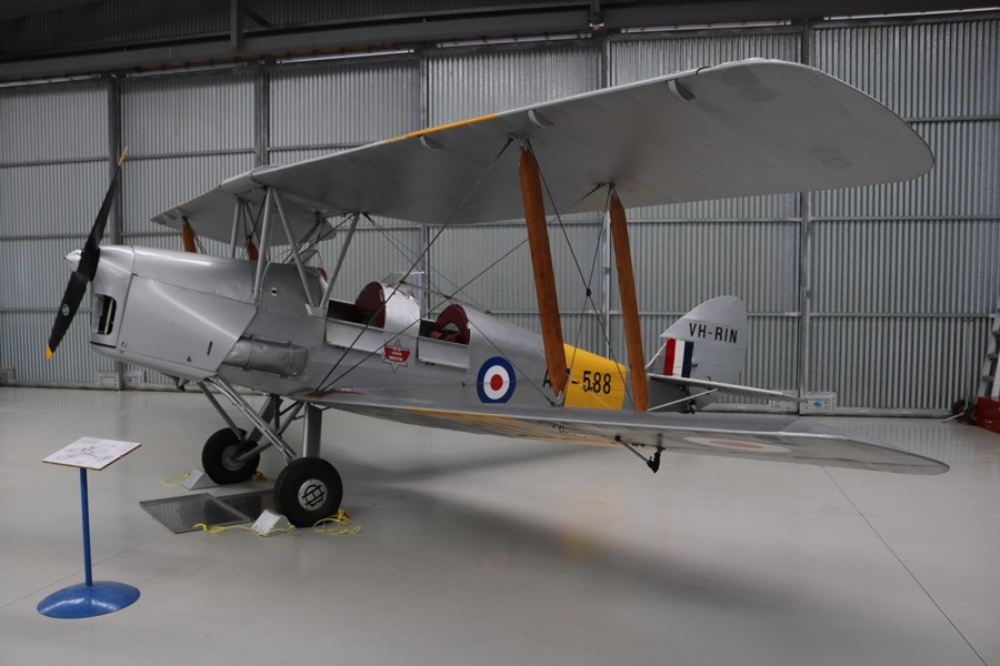 de Havilland DH.82A Tiger Moth A17-588 - the new aircraft for the NAHC - Nhill January 2018