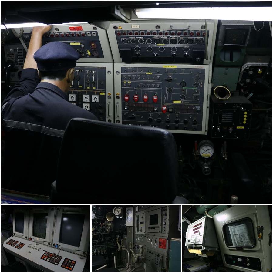 Submarine SMD Quessant Control Room - Muzium Kapal Selam, Malacca Malaysia