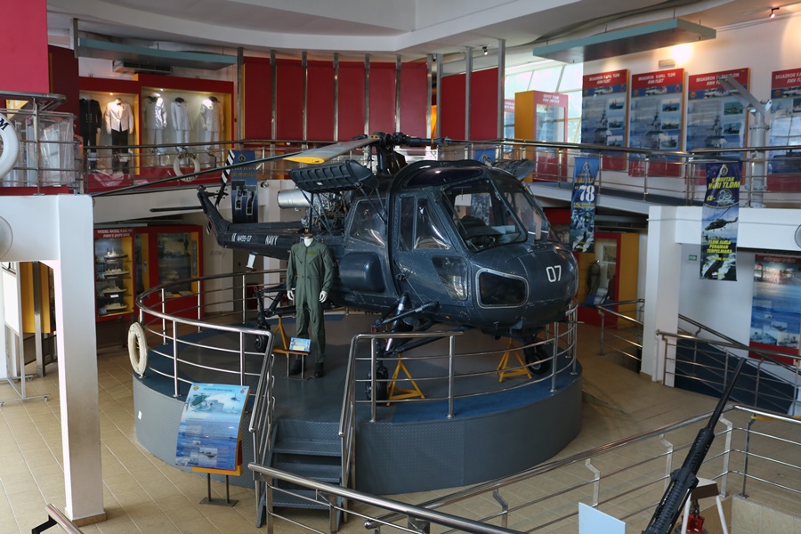 Royal Malaysian Navy Westland Wasp HAS Mk.I Anti Submarine Warfare helicopter at Muzium TLDM in Malacca (June 2018)