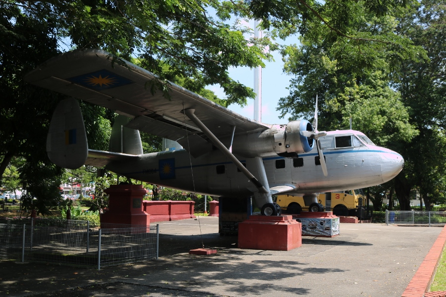 Royal Malaysian Air Force Scottish Aviation Twin Pioneer CC Mk.1 Series 3 STOL transport (FM1064) - Transport Square, Malacca Malaysia (June 2018)