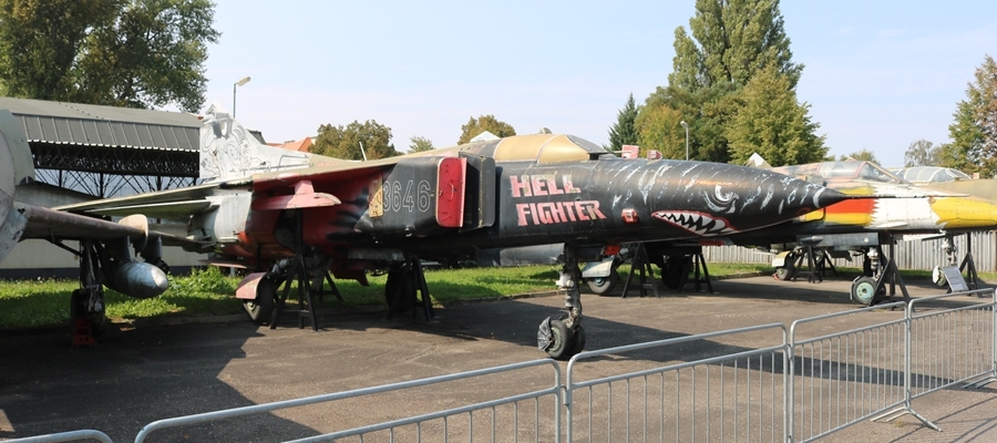 Czech Air Force Mikoyan Gurevich MiG-23MF Flogger B (s/n 3646) "Hell Fighter" - Prague Aviation Museum Kleby, Czech Republic
