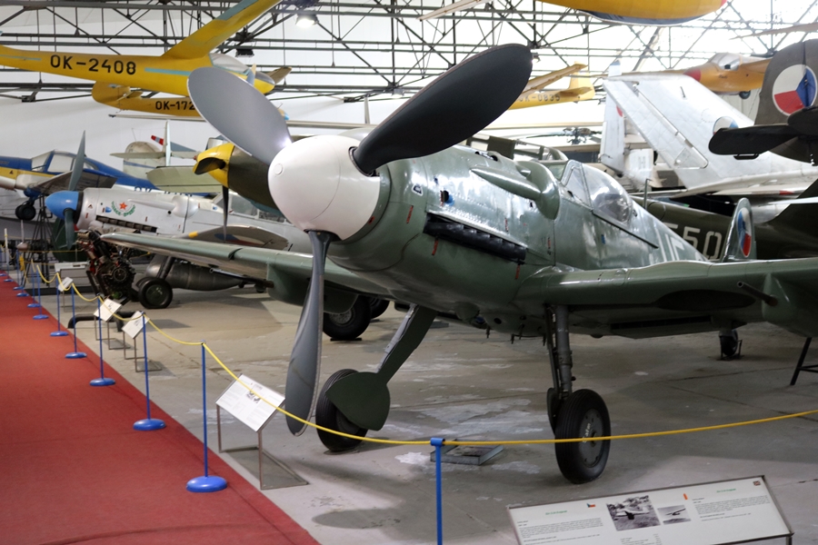 Avia S-199 and CS-199 side by side at the Prague Aviation Museum (Kleby) in the Czech Republic (September 2017)