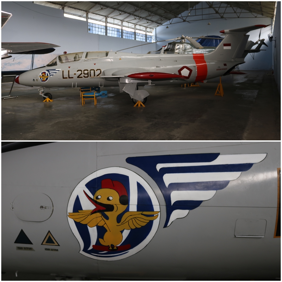 From Czechoslovakia - Aero L-29 Delfin two-seat advanced jet trainer - Indonesian Air Force Museum, Yogyakarta