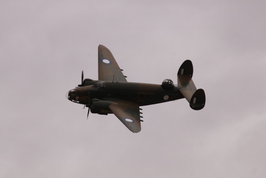 Temora Aviation Museum Lockheed Hudson bomber (S/N A16-112) is the only flying example in the world. This aircraft was built on 1939 and served with the RAAF during WW2 - Warbirds Downunder 2018 (Day Two)