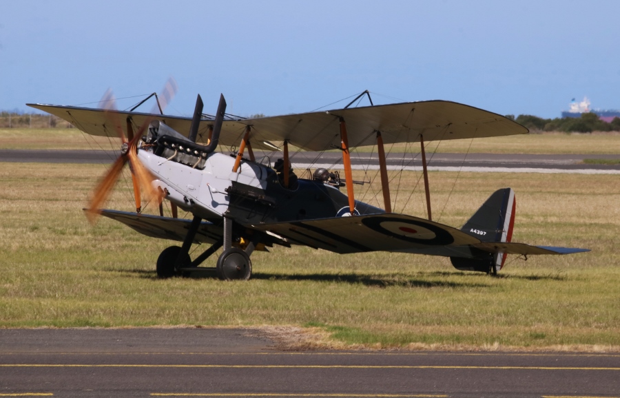 RAAF Museum reproduction Royal Aircraft Factory R.E.8 reconnaissance aircraft - RAAF Point Cook, November 18th, 2018