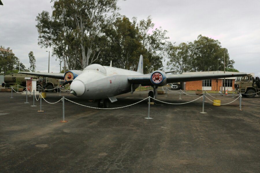 English Electric Canberra B.2 bomber later converted to a Mk.21 trainer (A84-125)