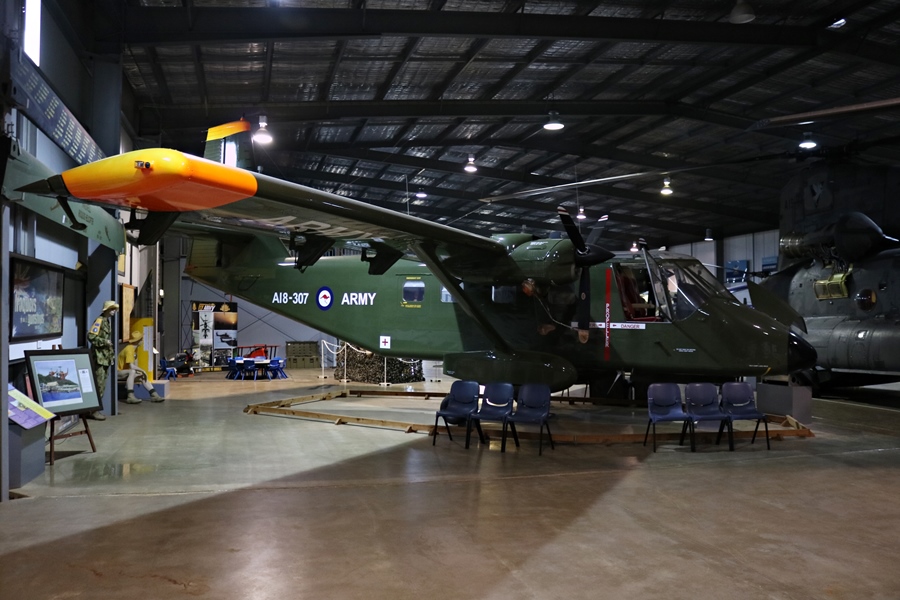 GAF N-22B Nomad A18-307 STOL light transport - Army Aviation Flying Museum, Oakey Queensland (November 2018)