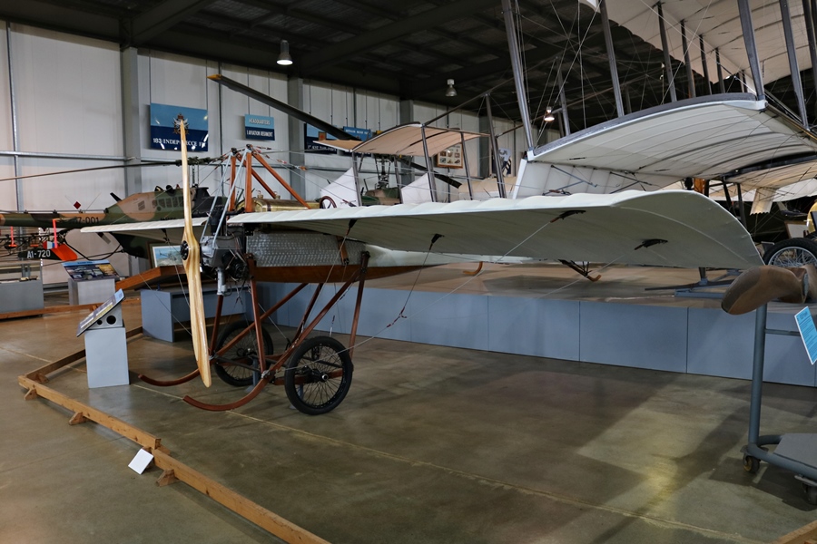 Replica Deperdussin Monoplane which represents CSF 5, one of two operated at the Central Flying School at Point Cook in 1914 - Australian Army Flying Museum, Oakey Queensland (November 2018)